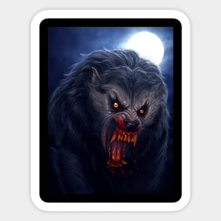 American Werewolf Sticker
